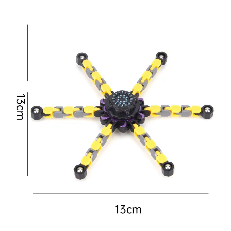 Kids Deformed Fidget Spinner Chain Toys for Children Resistance Hand Spinner Vent Toys Adult Gift
