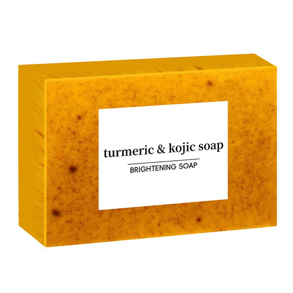 Turmeric Kojic Acid Soap Facial Cleaning Lemon Soap Moisturizing Turmeric Soap Cleaning Soap for Face Body Skin Care