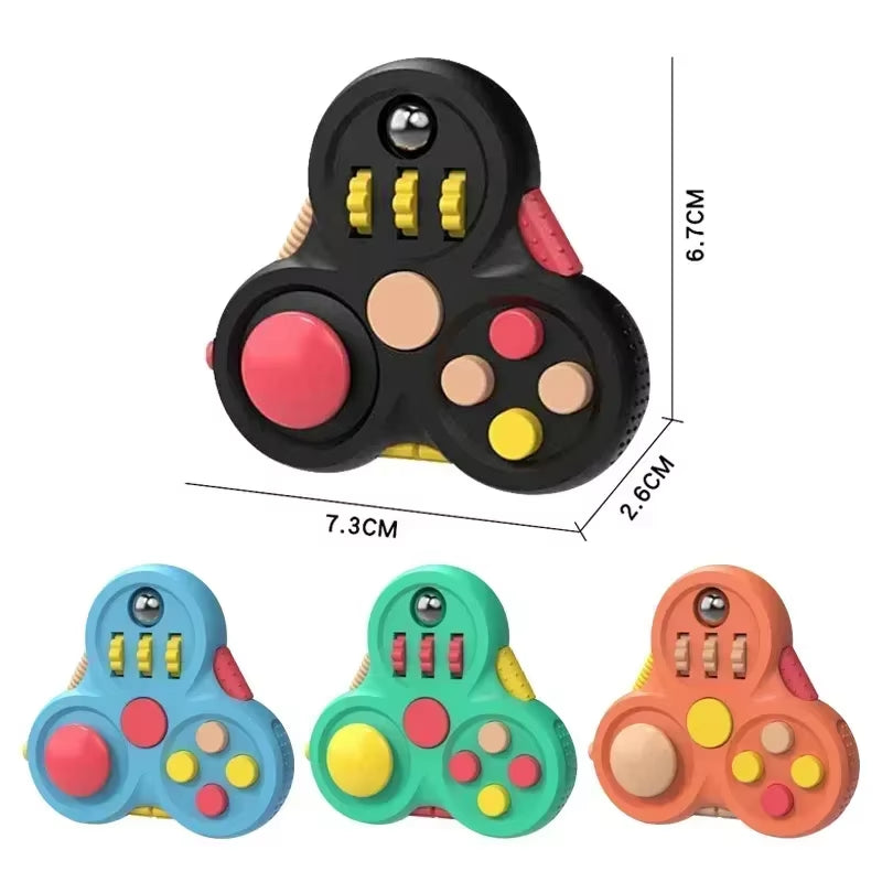 Rotating Magic Bean Adult Antistress Fidget Toy Autism ADHD Stress Relief Fingertip Toys for Kids Fidget Pad
