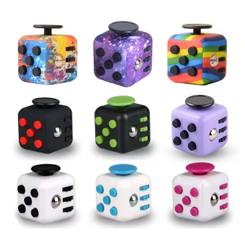 Rotating Magic Bean Adult Antistress Fidget Toy Autism ADHD Stress Relief Fingertip Toys for Kids Fidget Pad