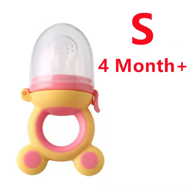 Baby Teether Nipple Fruit Food Feeder for New Bornsilicona Teethers Fresh Food Nibbler Pacifier Clip Baby Accessories BPA Free