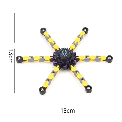 Kids Deformed Fidget Spinner Chain Toys for Children Resistance Hand Spinner Vent Toys Adult Gift