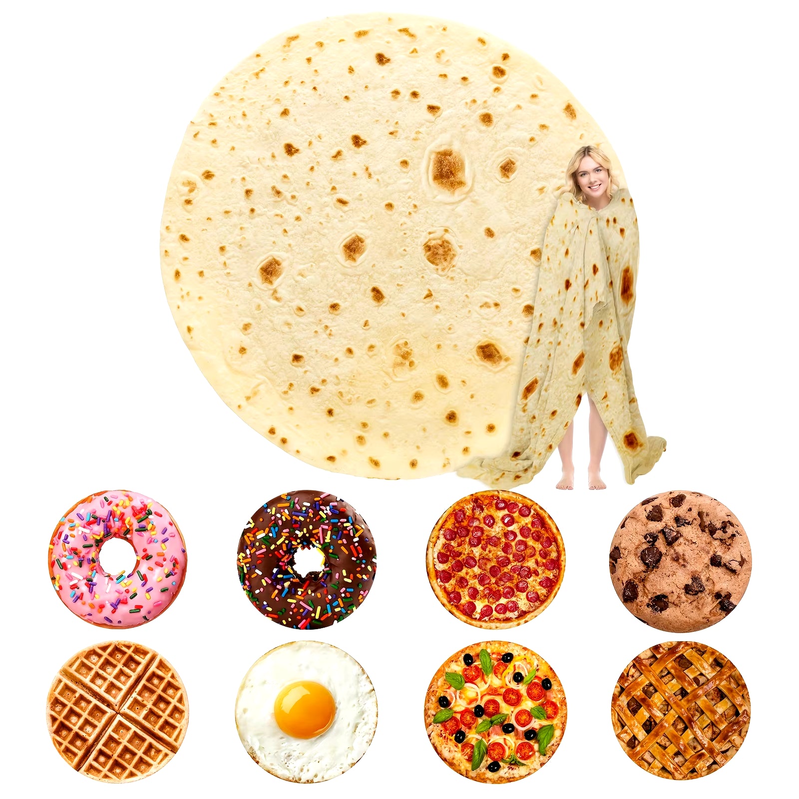 Funny Warm Food Blanket Super Soft Plush Throw Blankets for Bed Sofa Bedspread Decorative Camping Picnic Winter Warm Blanket