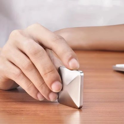 Flipo Flip Alloy Square Hexagonal Rotating Kinetic Desk Fidget Toys Office Spinner anti Stress Relief Toys for Adults Children