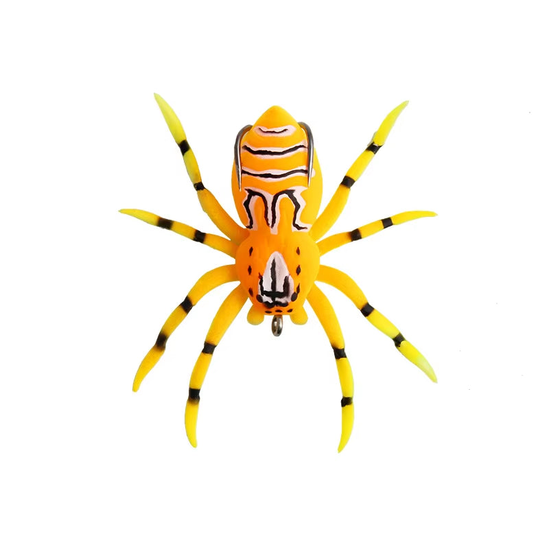 Fishing Lure Floating Spider Soft Bait 4/4.7Cm 3/6G Mini Crankbait Crazy Artificial Bionic Crank Luree Topwater Fake Bait