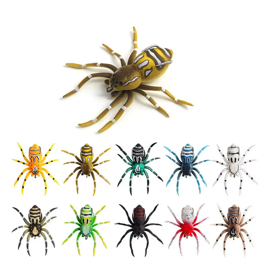 Fishing Lure Floating Spider Soft Bait 4/4.7Cm 3/6G Mini Crankbait Crazy Artificial Bionic Crank Luree Topwater Fake Bait