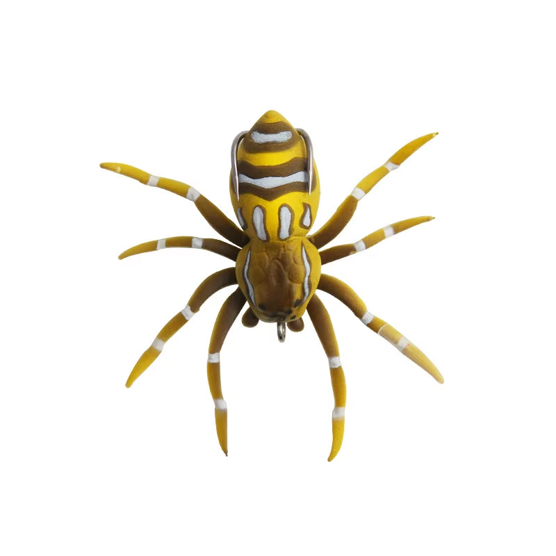 Fishing Lure Floating Spider Soft Bait 4/4.7Cm 3/6G Mini Crankbait Crazy Artificial Bionic Crank Luree Topwater Fake Bait